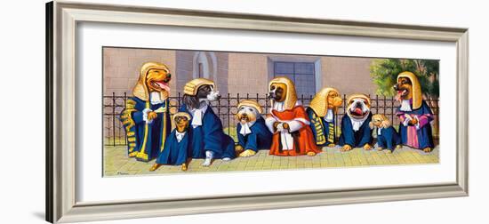 My Learned Friends-Bryan Moon-Framed Giclee Print