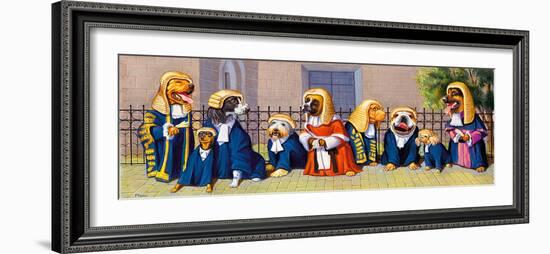 My Learned Friends-Bryan Moon-Framed Giclee Print