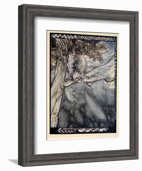 My Life Became a Ceaseless Scurry and Wound and Escape, a Burden and Anguish of Watchfulness'-Arthur Rackham-Framed Giclee Print