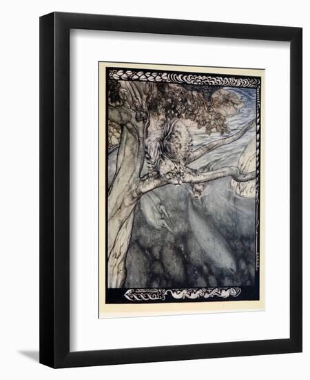 My Life Became a Ceaseless Scurry and Wound and Escape, a Burden and Anguish of Watchfulness'-Arthur Rackham-Framed Giclee Print