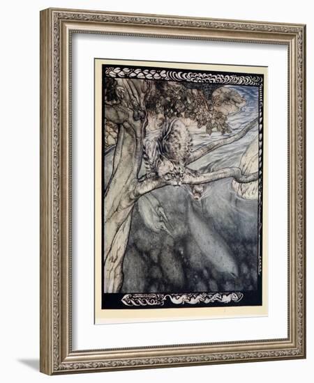 My Life Became a Ceaseless Scurry and Wound and Escape, a Burden and Anguish of Watchfulness'-Arthur Rackham-Framed Giclee Print