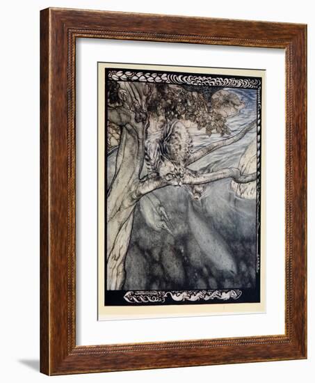 My Life Became a Ceaseless Scurry and Wound and Escape, a Burden and Anguish of Watchfulness'-Arthur Rackham-Framed Giclee Print