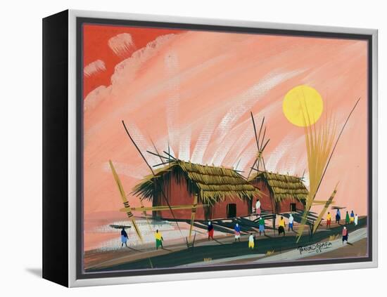 My Little African Home, 2008-Oglafa Ebitari Perrin-Framed Premier Image Canvas