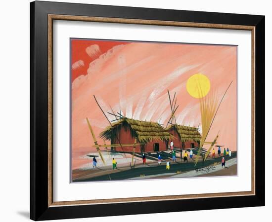 My Little African Home, 2008-Oglafa Ebitari Perrin-Framed Giclee Print