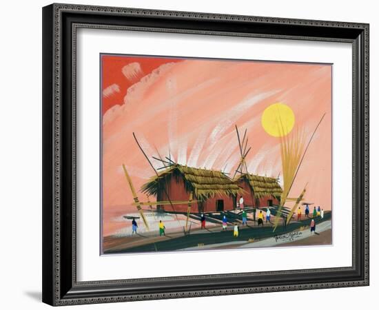 My Little African Home, 2008-Oglafa Ebitari Perrin-Framed Giclee Print