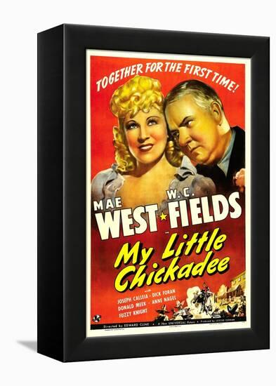 My Little Chickadee, Mae West, W.C. Fields, 1940-null-Framed Stretched Canvas