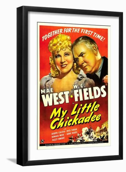 My Little Chickadee, Mae West, W.C. Fields, 1940-null-Framed Premium Giclee Print