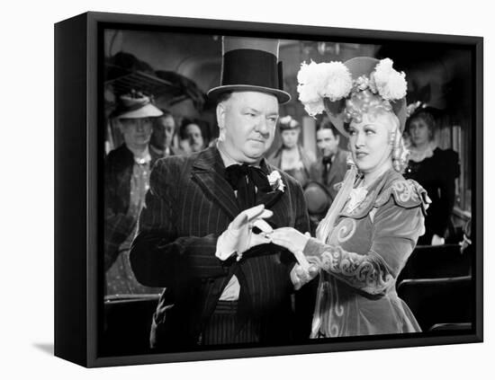 My Little Chickadee, W.C. Fields, Mae West, 1940-null-Framed Stretched Canvas