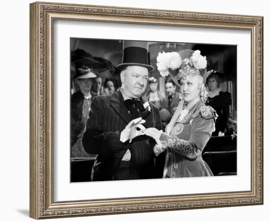 My Little Chickadee, W.C. Fields, Mae West, 1940-null-Framed Photo