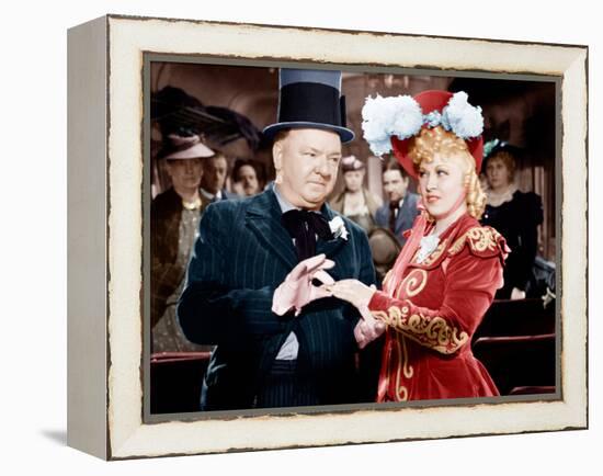 My Little Chickadee, W.C. Fields, Mae West, 1940-null-Framed Stretched Canvas