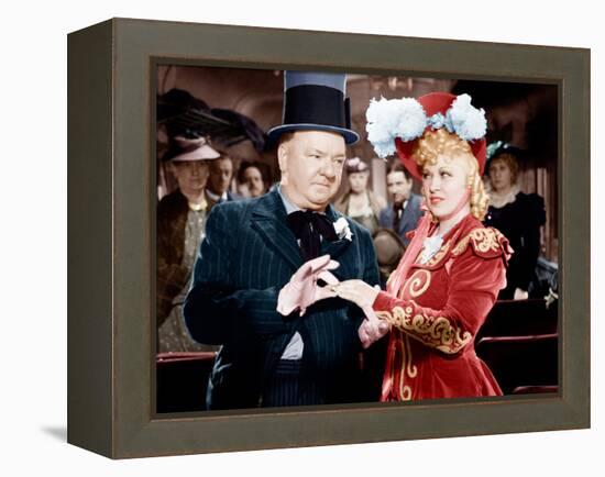 My Little Chickadee, W.C. Fields, Mae West, 1940-null-Framed Stretched Canvas