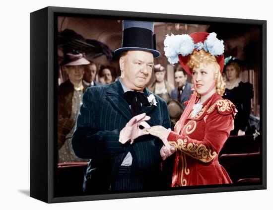 My Little Chickadee, W.C. Fields, Mae West, 1940-null-Framed Stretched Canvas