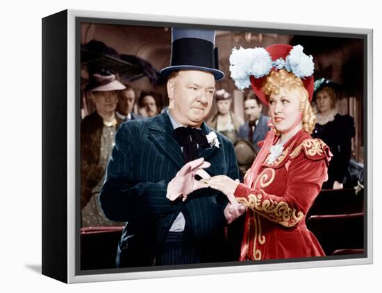 My Little Chickadee, W.C. Fields, Mae West, 1940-null-Framed Stretched Canvas