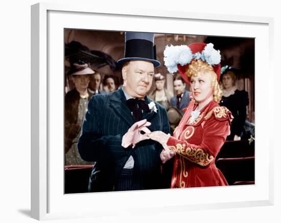 My Little Chickadee, W.C. Fields, Mae West, 1940-null-Framed Photo