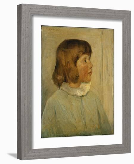 My Little Daughter-Julian Alden Weir-Framed Giclee Print