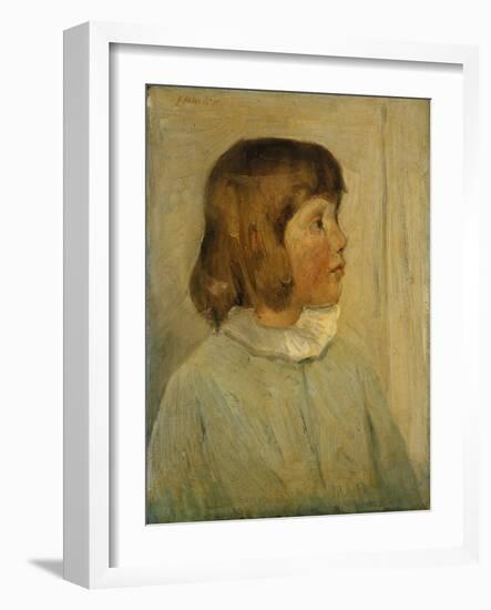 My Little Daughter-Julian Alden Weir-Framed Giclee Print