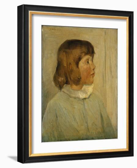 My Little Daughter-Julian Alden Weir-Framed Giclee Print