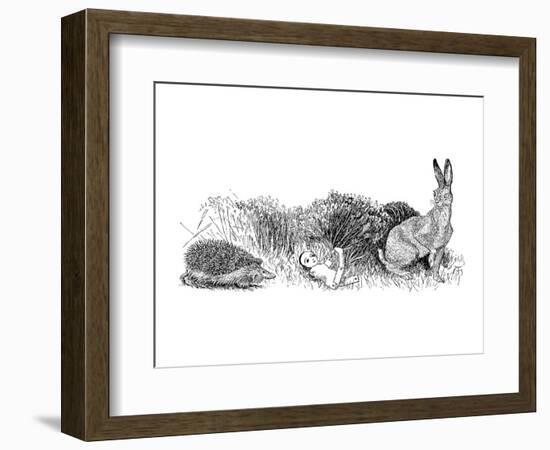 My Little Doll-Arthur Hughes-Framed Premium Giclee Print