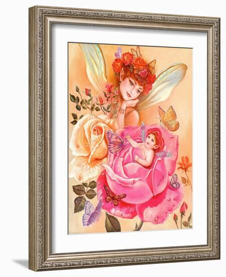 My Little Rosebud-Judy Mastrangelo-Framed Giclee Print