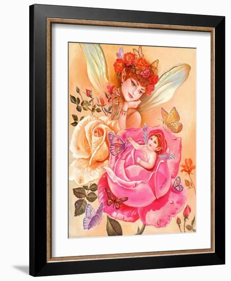 My Little Rosebud-Judy Mastrangelo-Framed Giclee Print