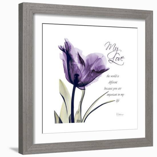 My Love Tulip-Albert Koetsier-Framed Premium Giclee Print