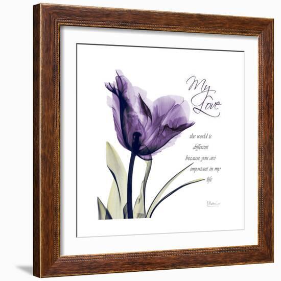 My Love Tulip-Albert Koetsier-Framed Premium Giclee Print