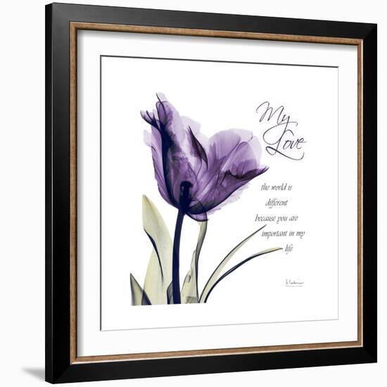 My Love Tulip-Albert Koetsier-Framed Premium Giclee Print