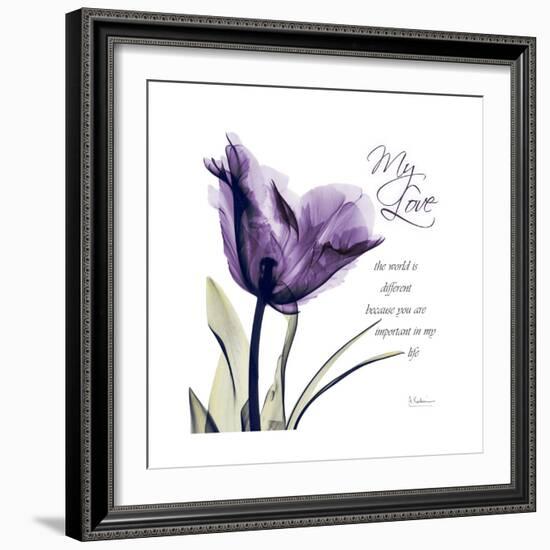 My Love Tulip-Albert Koetsier-Framed Premium Giclee Print