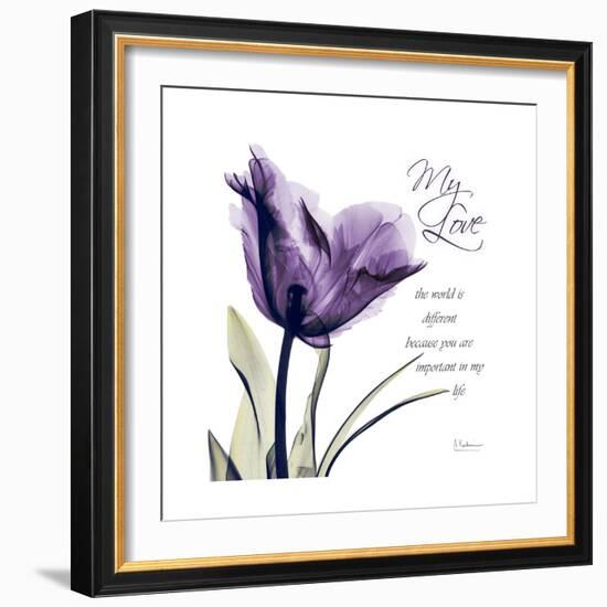 My Love Tulip-Albert Koetsier-Framed Premium Giclee Print