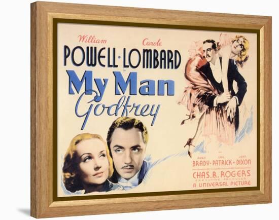 My Man Godfrey, 1936-null-Framed Stretched Canvas