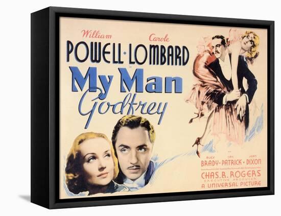My Man Godfrey, 1936-null-Framed Stretched Canvas