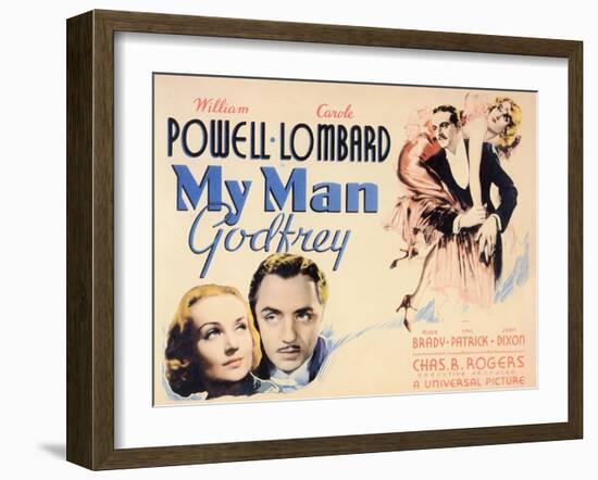 My Man Godfrey, 1936-null-Framed Art Print