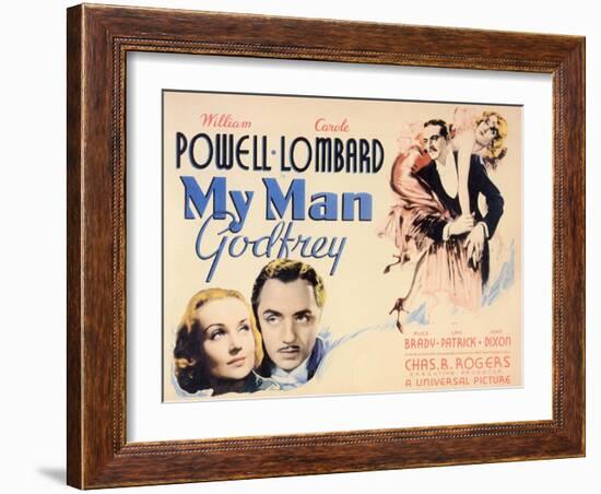 My Man Godfrey, 1936-null-Framed Art Print