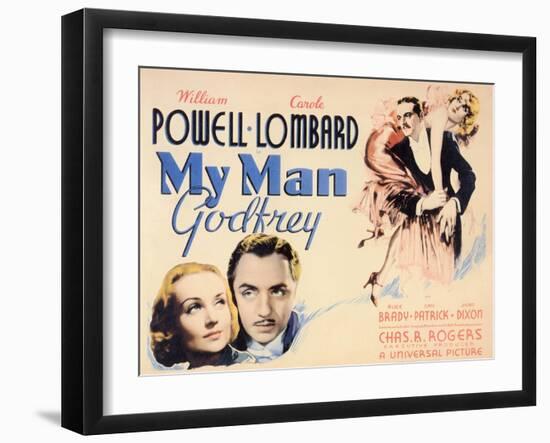 My Man Godfrey, 1936-null-Framed Art Print