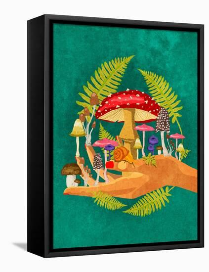 My Mushroom Cosmos-Raissa Oltmanns-Framed Premier Image Canvas