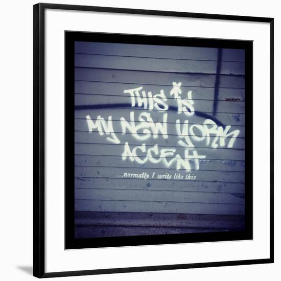 My New York Min-Banksy-Framed Giclee Print