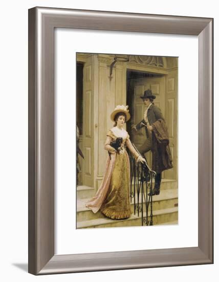 My Next-Door Neighbour, 1894-Edmund Blair Leighton-Framed Giclee Print