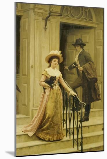 My Next-Door Neighbour, 1894-Edmund Blair Leighton-Mounted Giclee Print