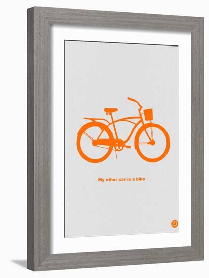 My Other Car Is A Bike-NaxArt-Framed Art Print