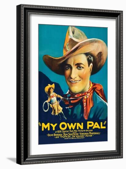 My Own Pal-null-Framed Art Print