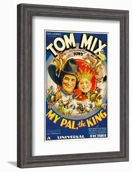 My Pal, the King, Tom Mix, Mickey Rooney, 1932-null-Framed Photo