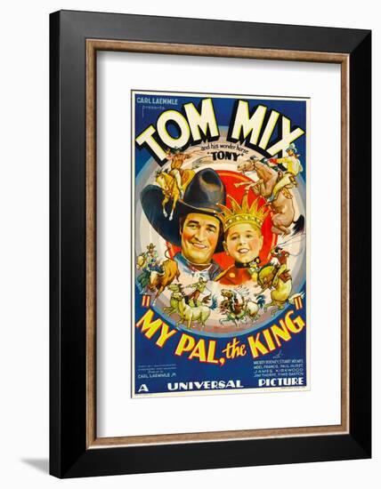 My Pal, the King, Tom Mix, Mickey Rooney, 1932-null-Framed Photo