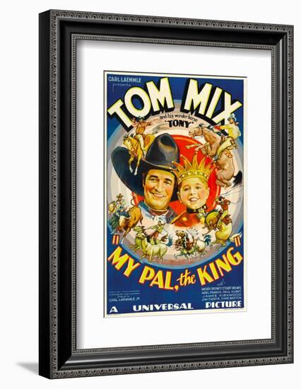 My Pal, the King, Tom Mix, Mickey Rooney, 1932-null-Framed Photo