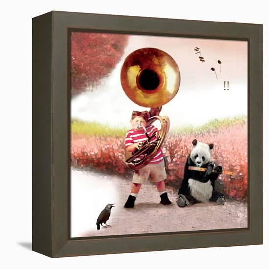 My Panda Friend-Nancy Tillman-Framed Stretched Canvas