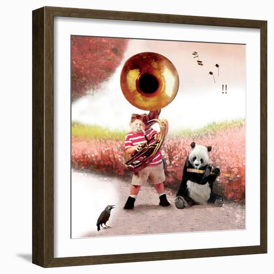 My Panda Friend-Nancy Tillman-Framed Art Print