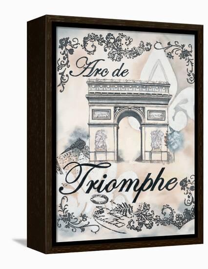 My Paris 2-Tina Epps-Framed Stretched Canvas