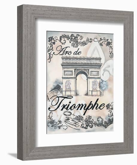 My Paris 2-Tina Epps-Framed Premium Giclee Print