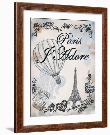 My Paris 4-Tina Epps-Framed Premium Giclee Print