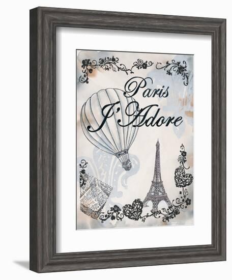 My Paris 4-Tina Epps-Framed Art Print