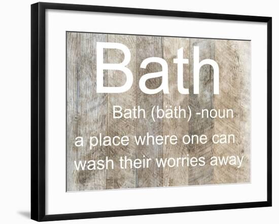 My Place of Bath-Sheldon Lewis-Framed Art Print